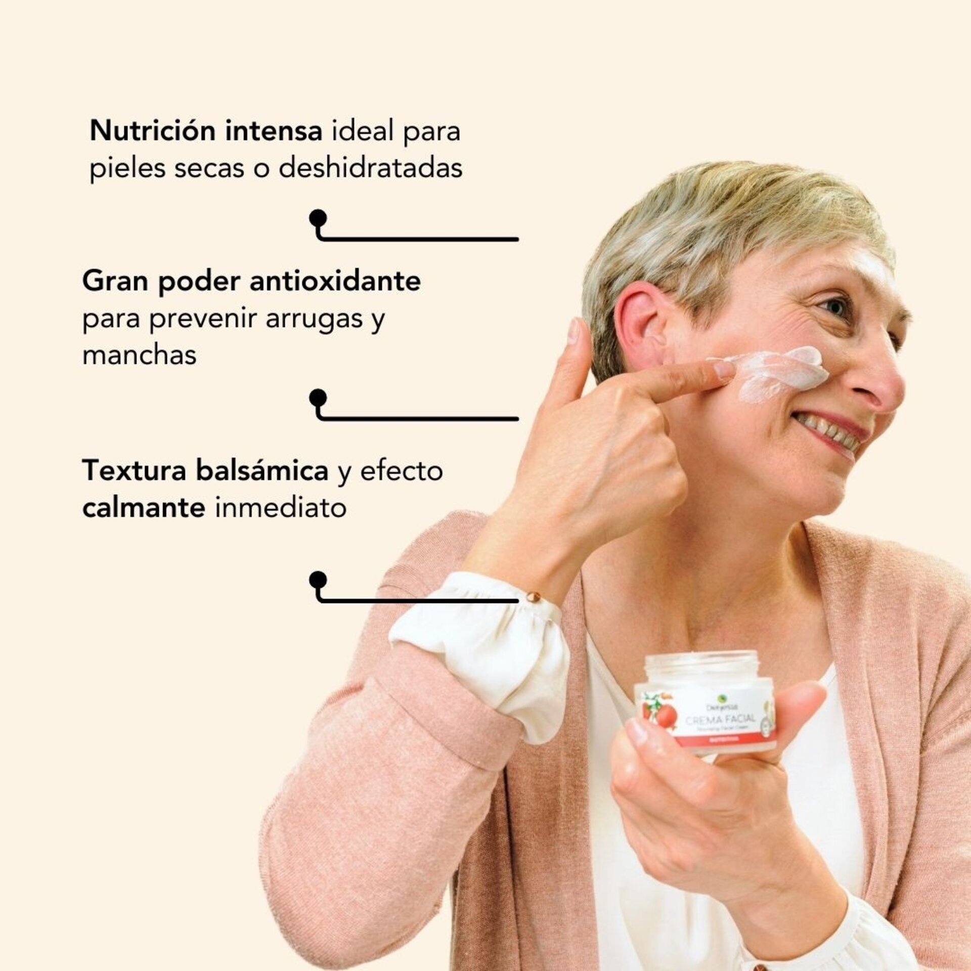 Crema Facial Nutritiva BIO – Granada & Manzanilla (50 ml) - 2