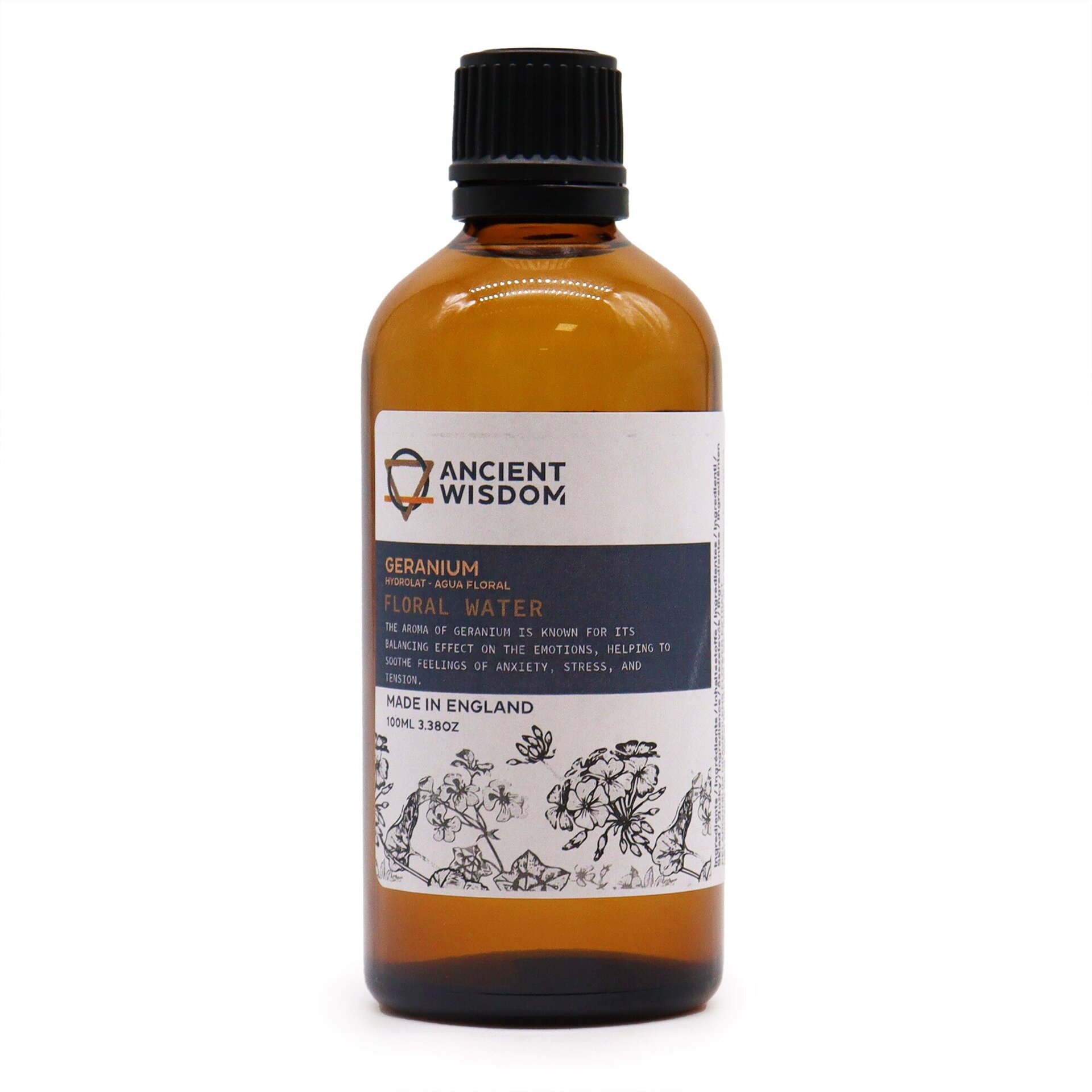 Agua Floral de Geranio 100% Natural-100ml - 2