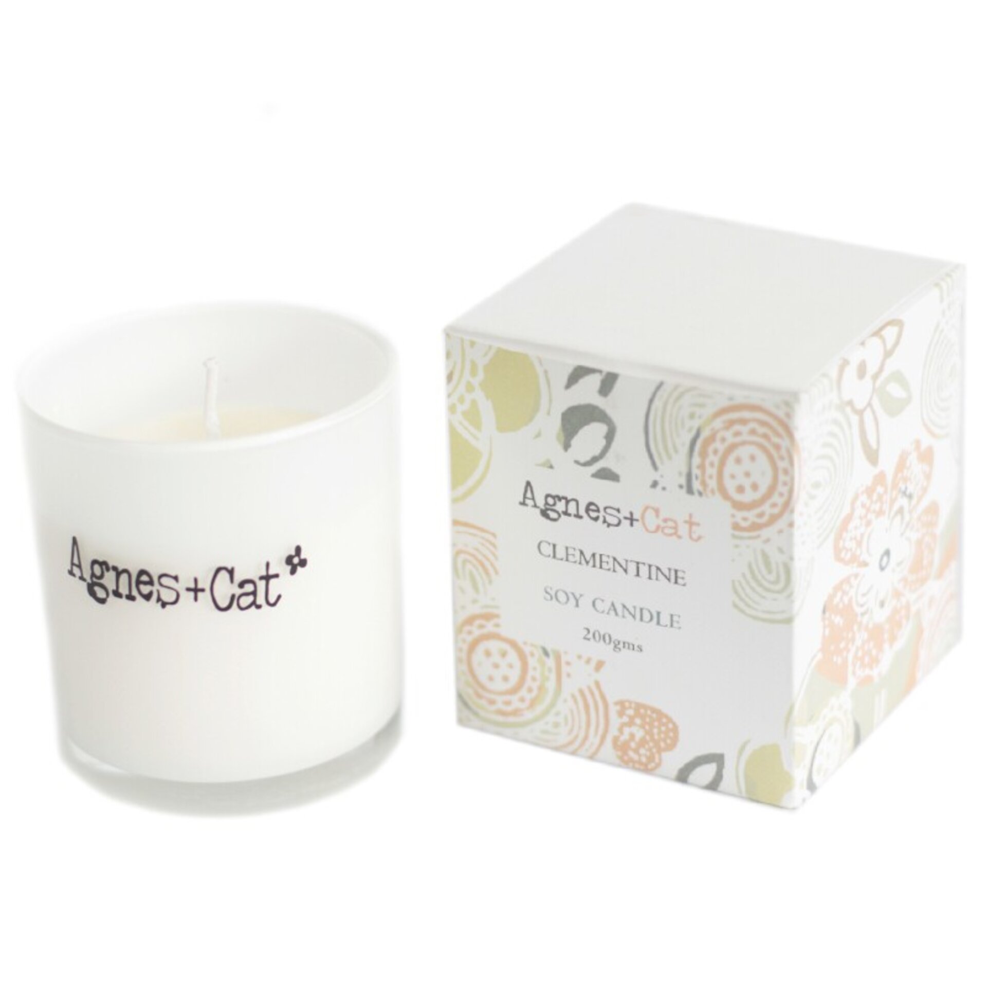 Vela de Cera de Soja Agnes & Cat – Aroma Clementina - 2