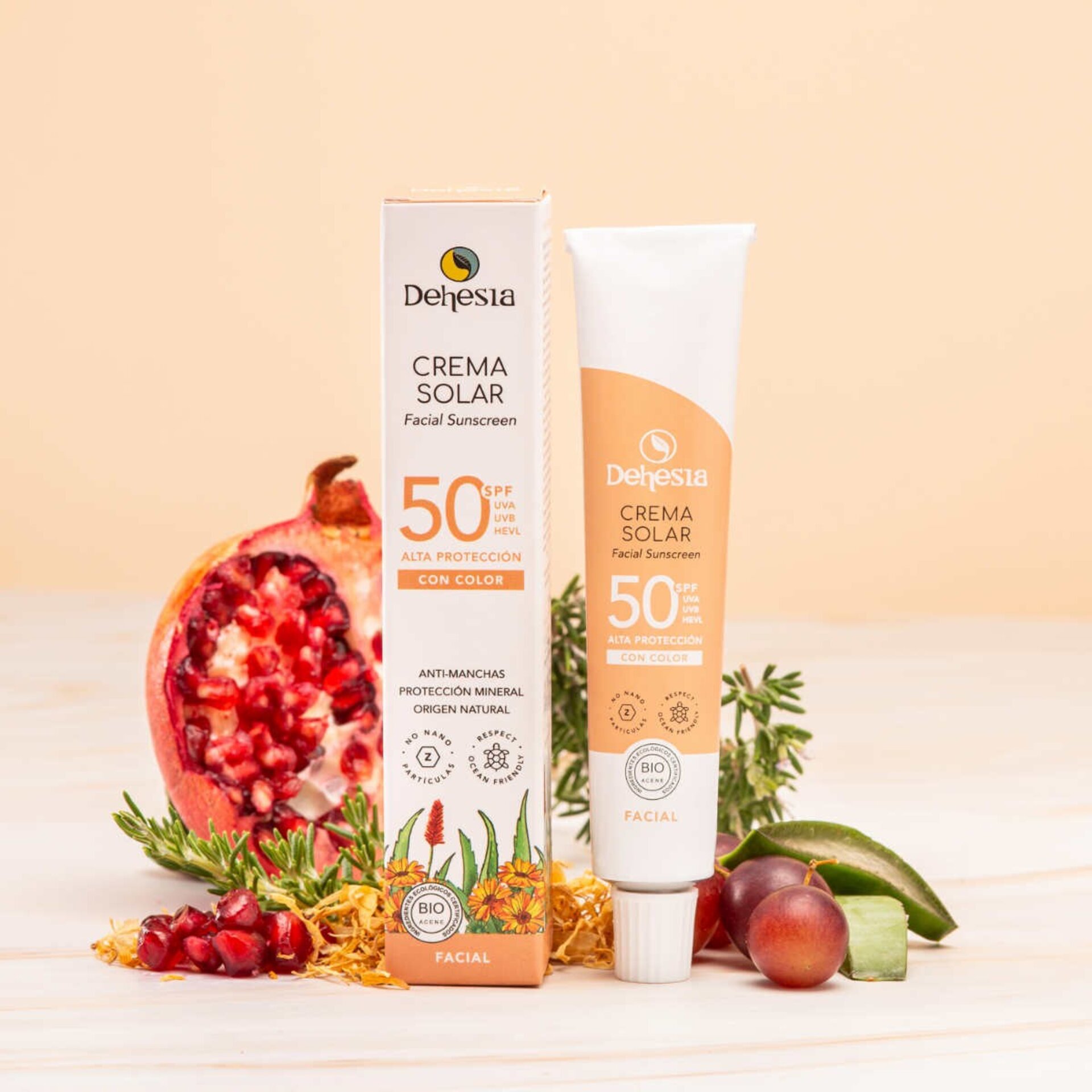 Crema Solar Facial Protector BIO SPF50 antimanchas - 3
