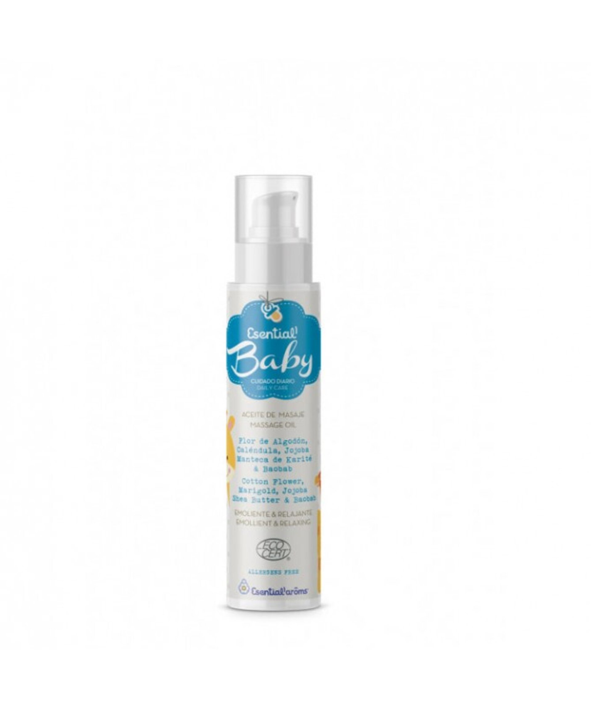 Aceite de Masaje Bebe SinGluten Vegan 100ml Esential Aroms - 3