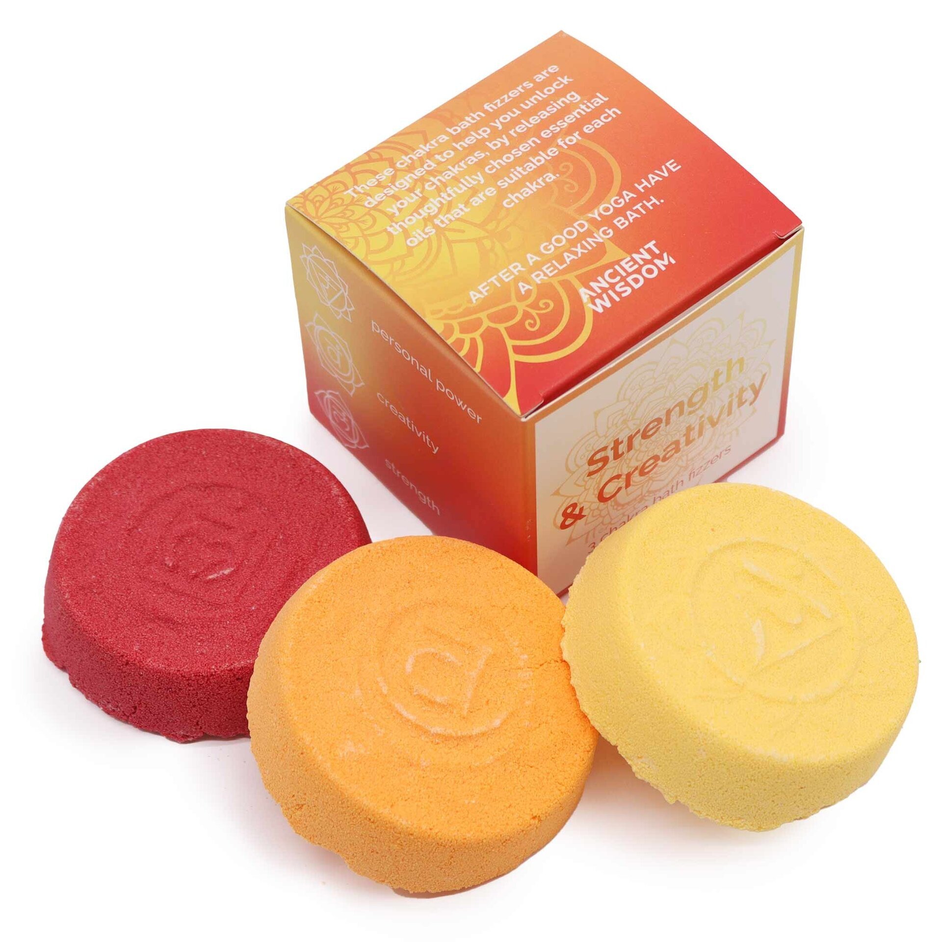 Bombas de baño Chakra -- Fuerza y Creatividad - 3